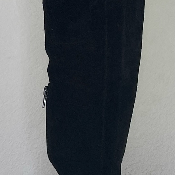 OMAI boots knee high suede buckle sz 11 or EU 41 Italian made heeled - Picture 5 of 14